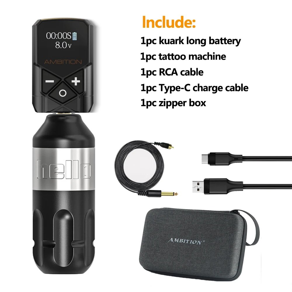 Silver long battery