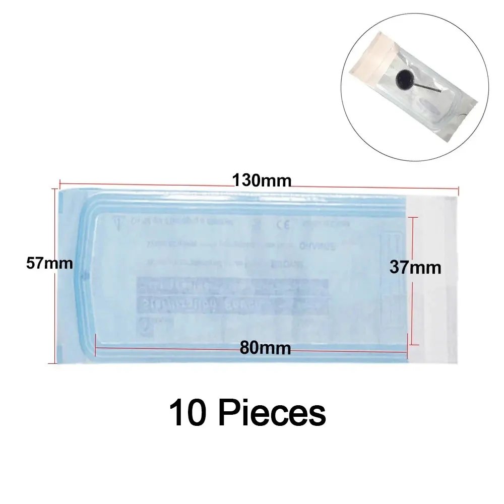 200-10PC Disposable Self-sealing Sterilization Pouches Bag 7 Sizes Tattoo Nail Art Accessories Supplies Self-adhesive Clean Bags