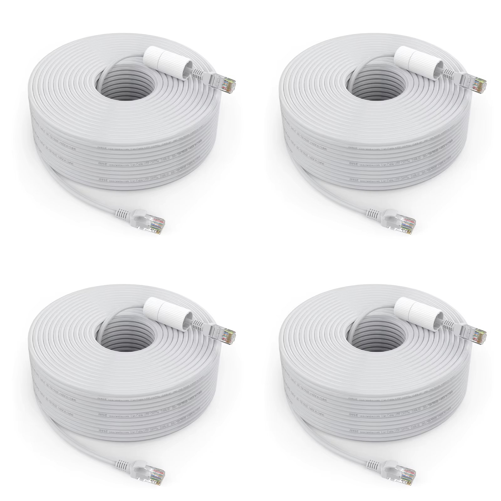 Annke 30M 100ft RJ45 CCTV Ethernet Network Cable Network LAN Cord POE Cable For POE IP Camera NVR Concatenon