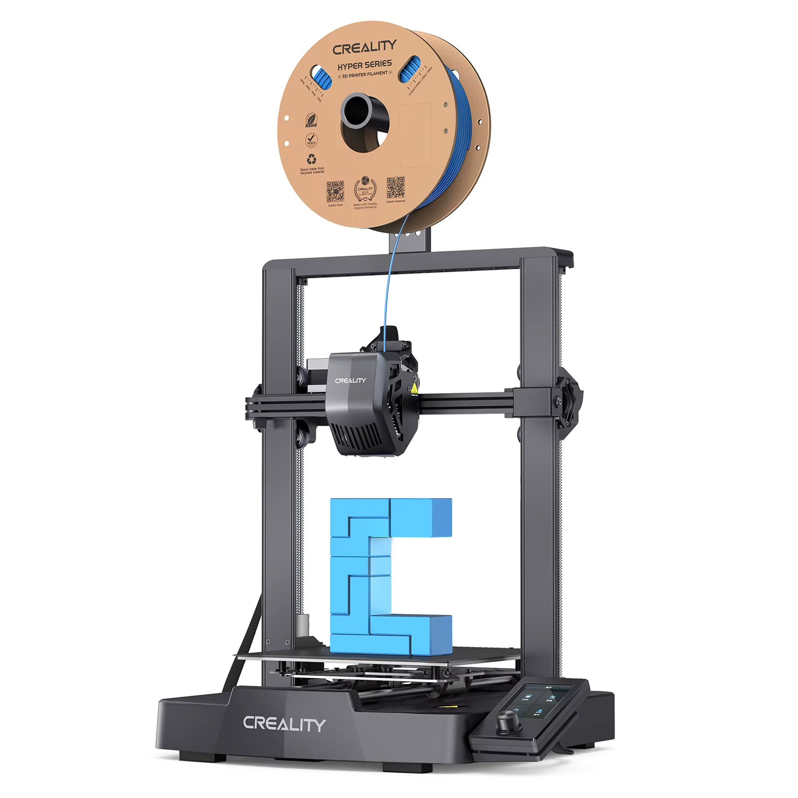 Creality 3D Ender-3 V3 SE Printer Sprite Direct Extrusion 250mm/S Faster Printing Speed Dual Z-Axis IU Display CR Touch Y Optica
