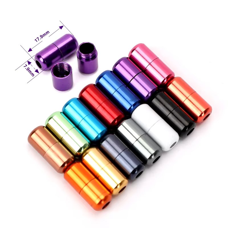 15Color  Aluminum capsules Lock Buckle For men and women kids Sneaker Lace Lock buckle Kits Shoelace Lock Accessories Buckle