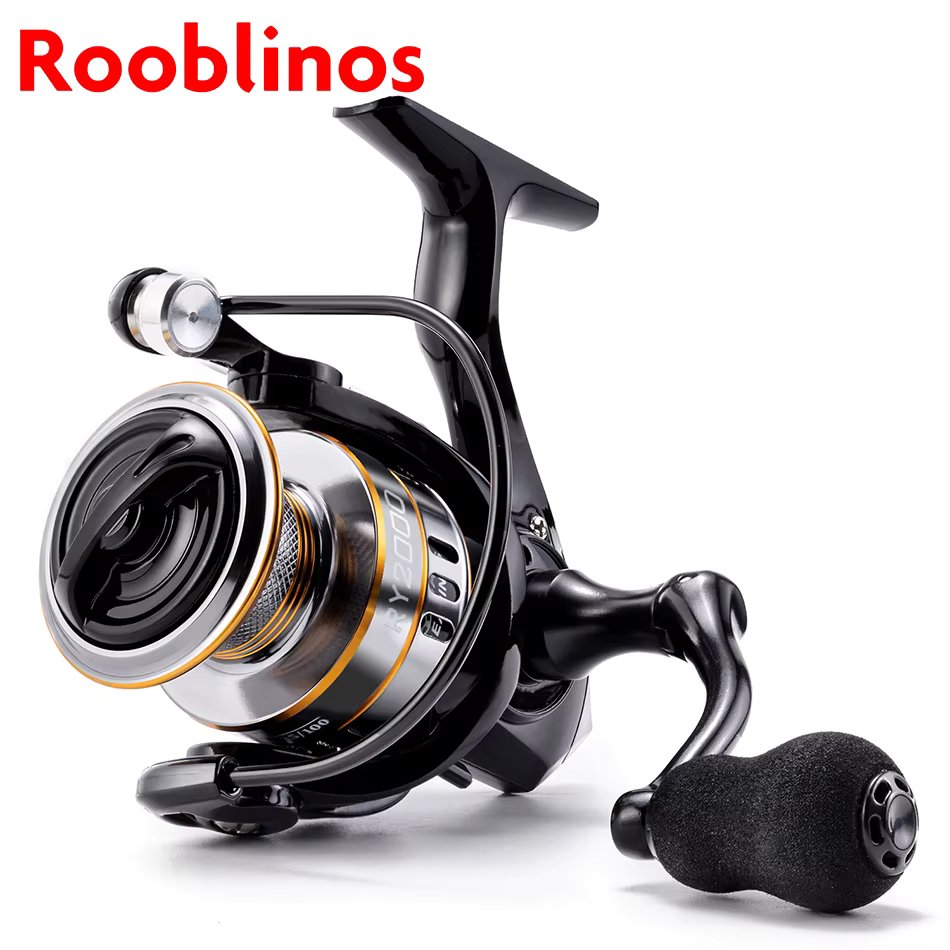 ROOBLINOS RY spinning Reels Fishing reels,Ultralight Metal Frame,Ultra Smooth and Tough,5.2:1 High Speed