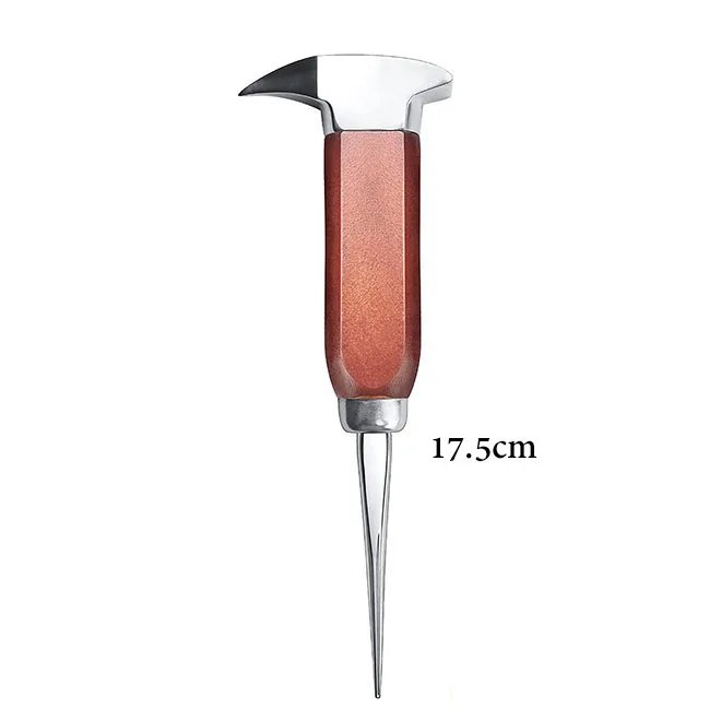 Ice Pick - Stainless Steel Ice Chipper with Wood Handle, Japanese Style Ice Crusher ideal for Bars, Bartender