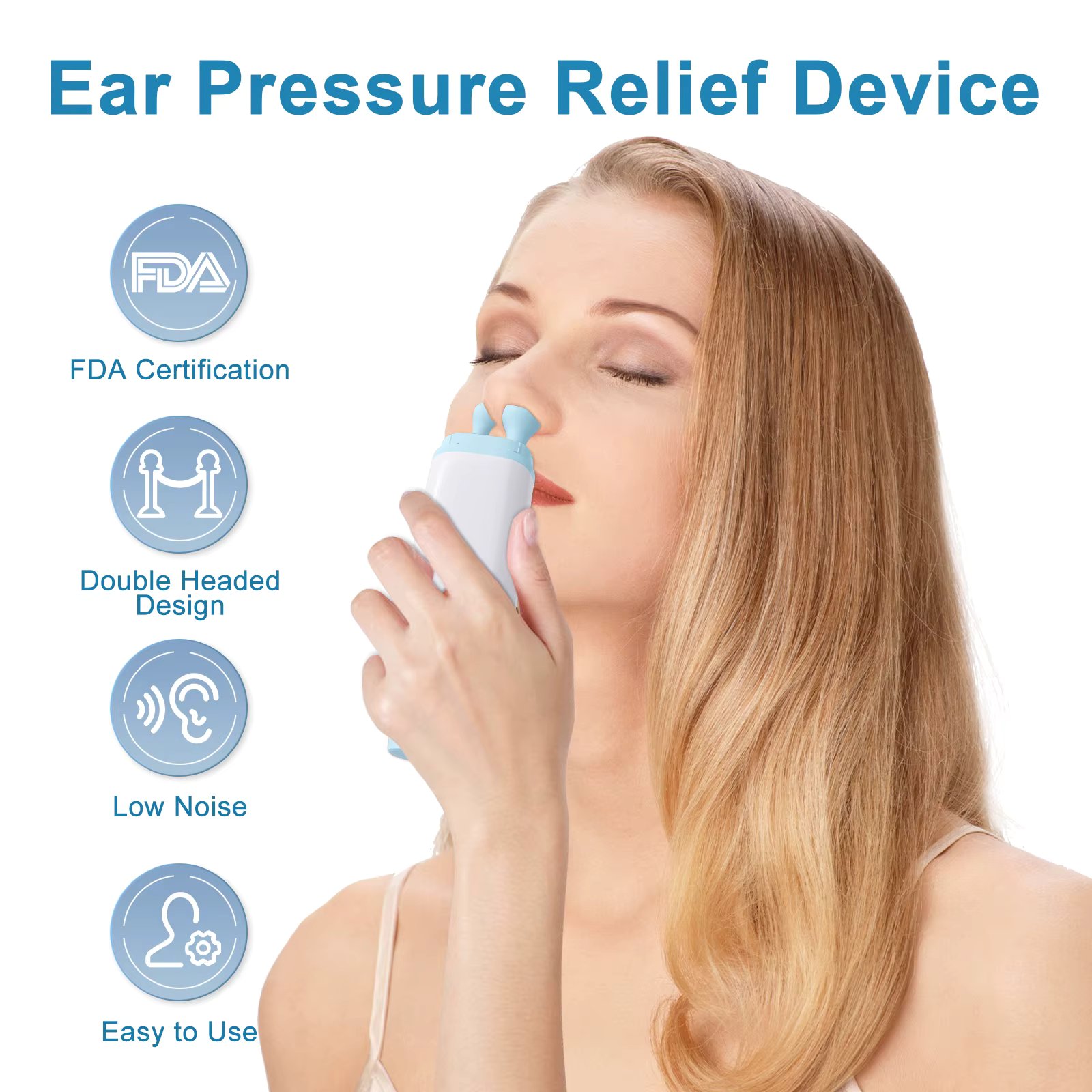 Electric Tinnitus Relief Device Ear Pressure Expander Treat Ringing Relieve Pain Dizziness Otitis Improve Hearing Ear Care Tools