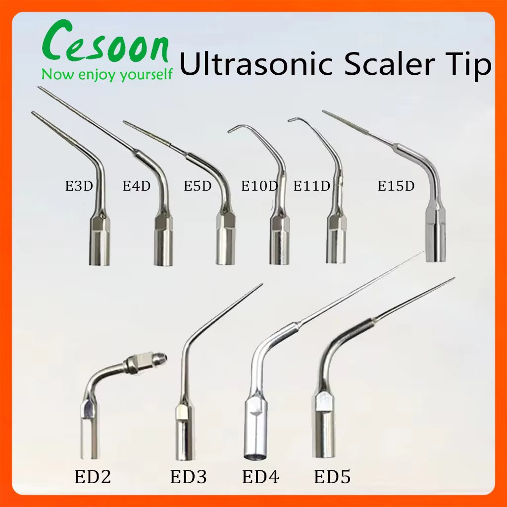 1Pc Dental Ultrasonic Scaler Tip Fit Ems Woodpecker Satelec Dte Scaling Periodontics Endodontics Teeth Cleaning Tips ED E1D