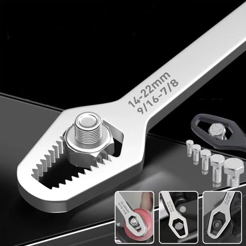 3-17mm Universal Torx Wrench Self-tightening Adjustable Glasses Wrench Board Double-head Torx Spanner Hand Tools for Factory