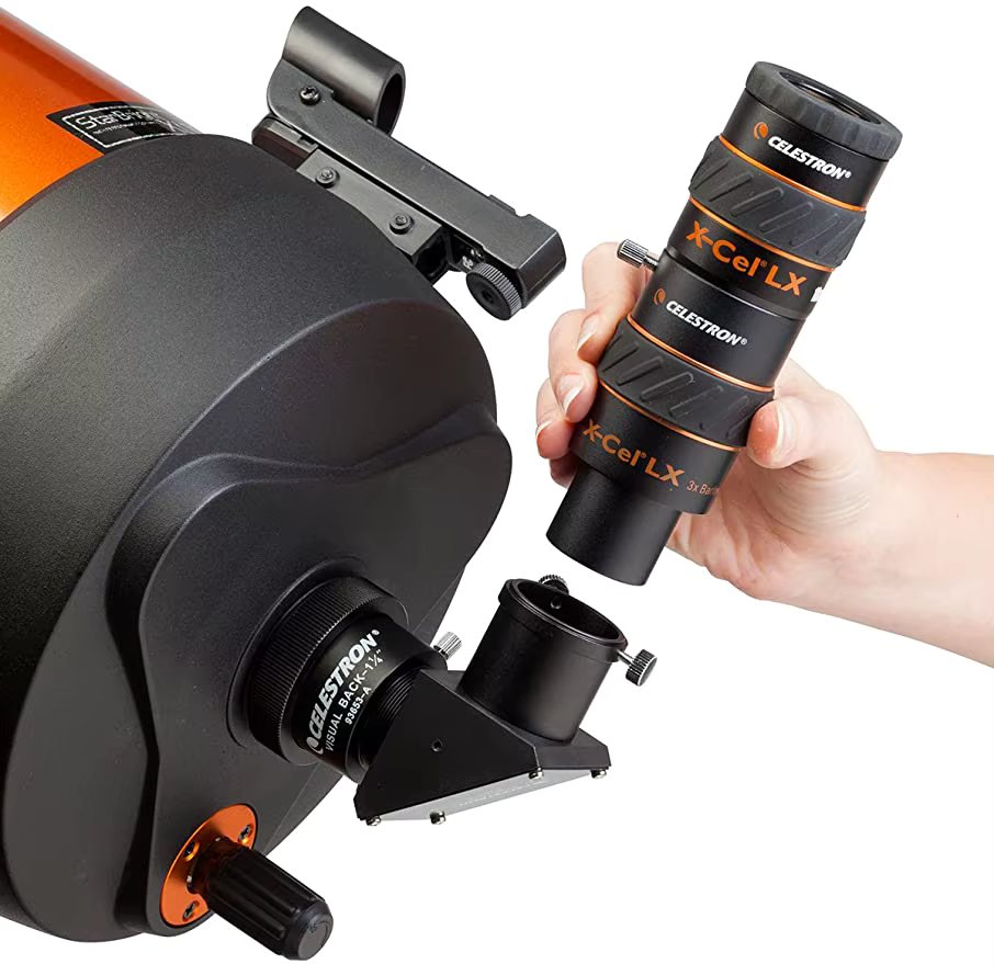 Celestron X-Cel LX 3x 2x Barlow Lens (1.25") #93428 #93529