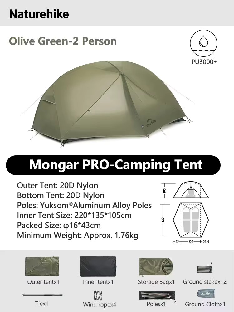 PRO 2P Olive green