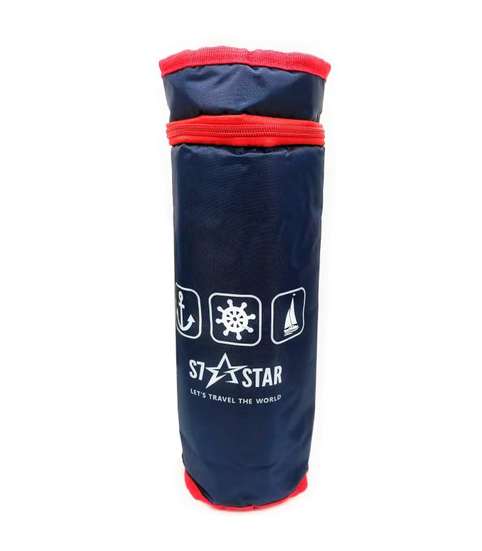 Tradineur Bottle Holders Thermal Bag, Portable Insulating Bag with Adjustable Shoulder Strap, Foldable, Beverage Cover,