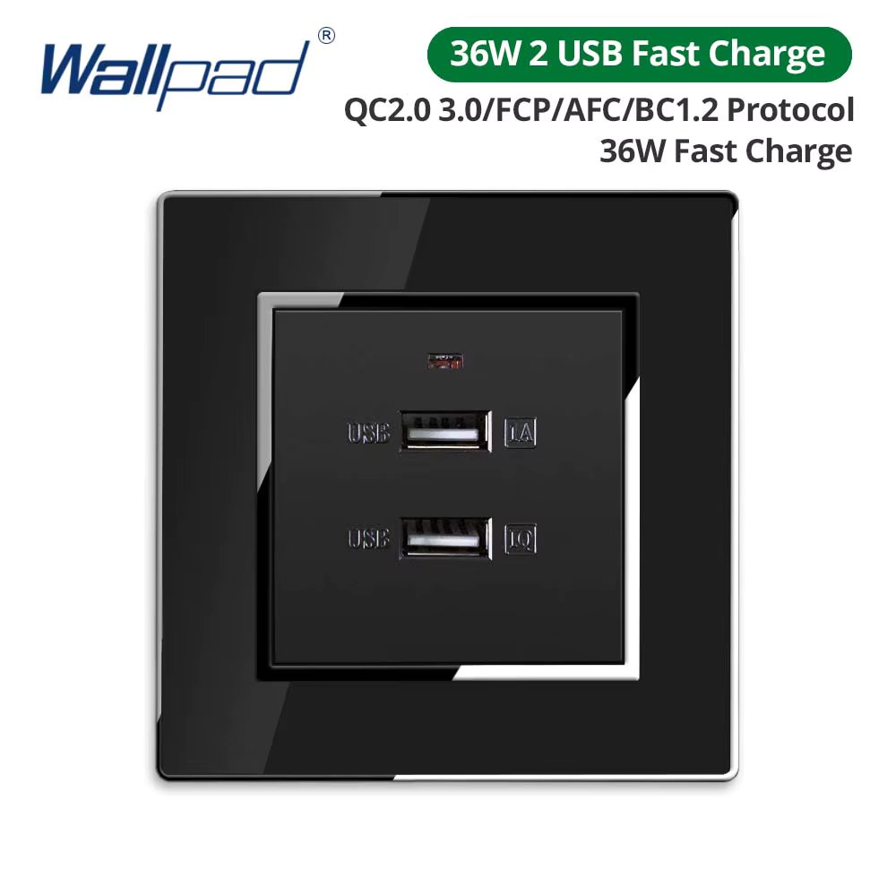 2 USB Fast Charge