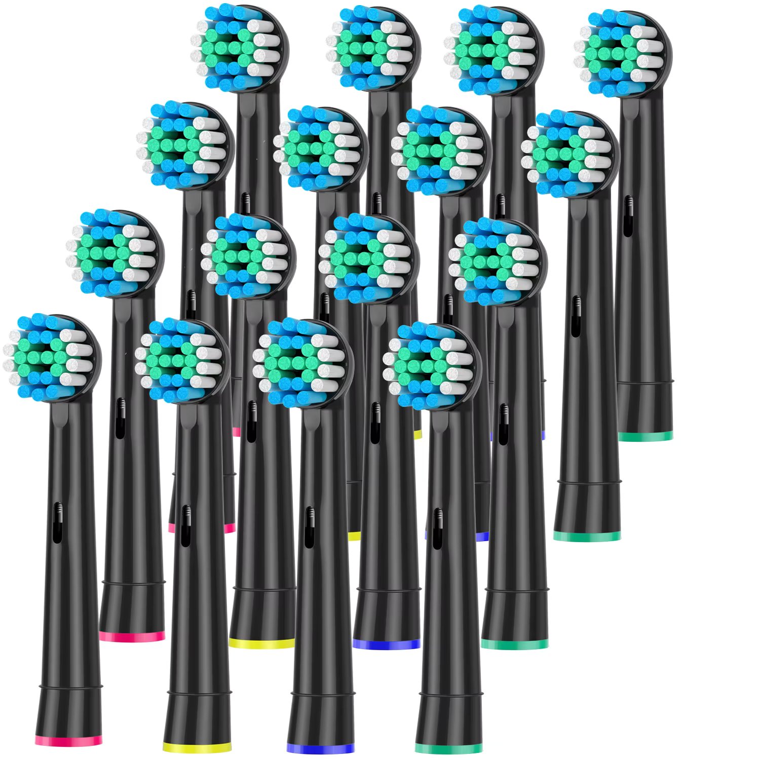 16pcs Black