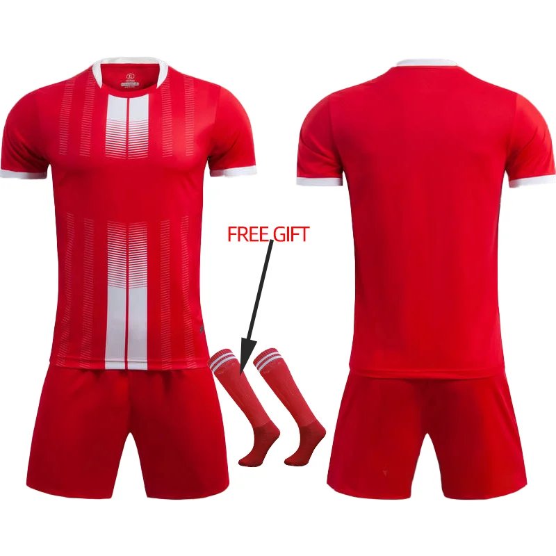 Adult Kids Football Jersey Men Boy Customize Soccer Uniforms Kit Sports Clothes Women Futsal Sportswear Training Tracksuit Child