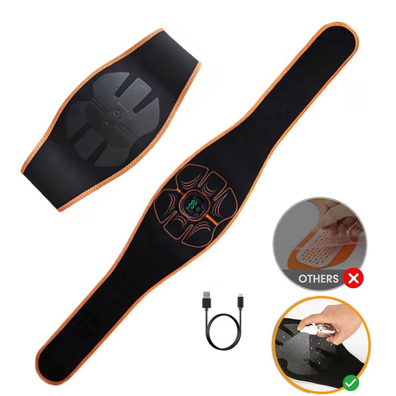 Smart Abdominal Toning Belt Muscle Toner Fitness Massage Slimming Massager Belts For Body Belly Waist Training Fitness