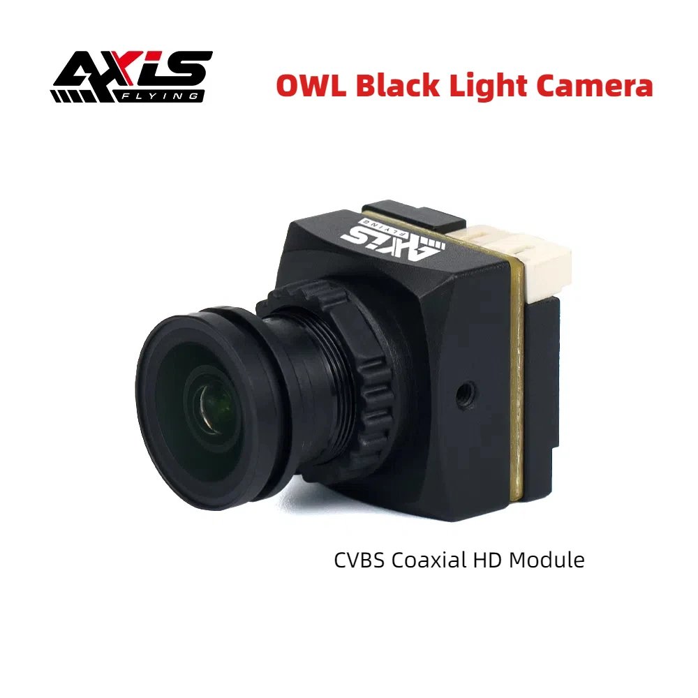 Axisflying New OWL Black Light Camera  CVBS Coaxial HD Module FPV Camera 135 Viewing Angle Night Camera for FPV RC Drone