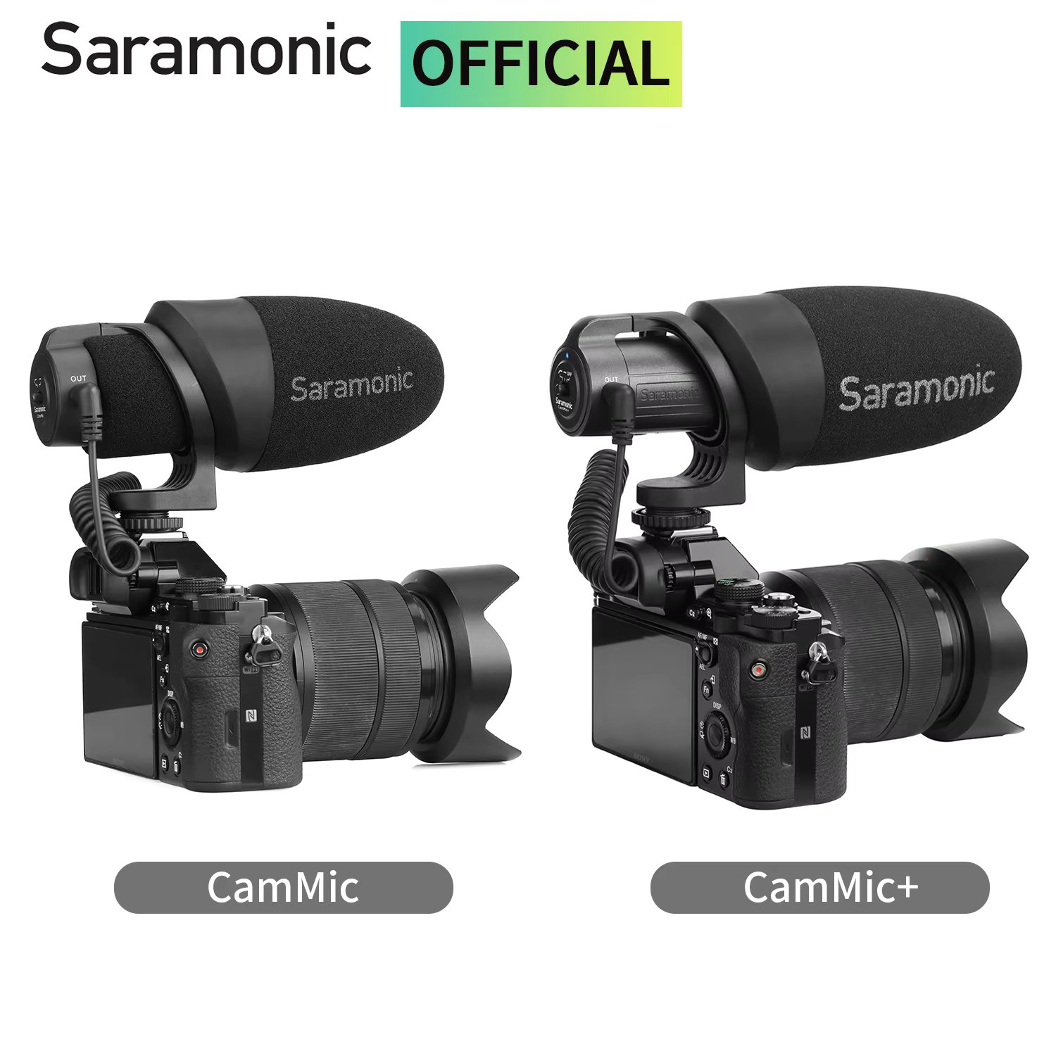 Saramonic CamMic Condenser On-Camera Shotgun Microphone for DSLR Cameras Camcorders Canon Recording Streaming Youtube Facebook