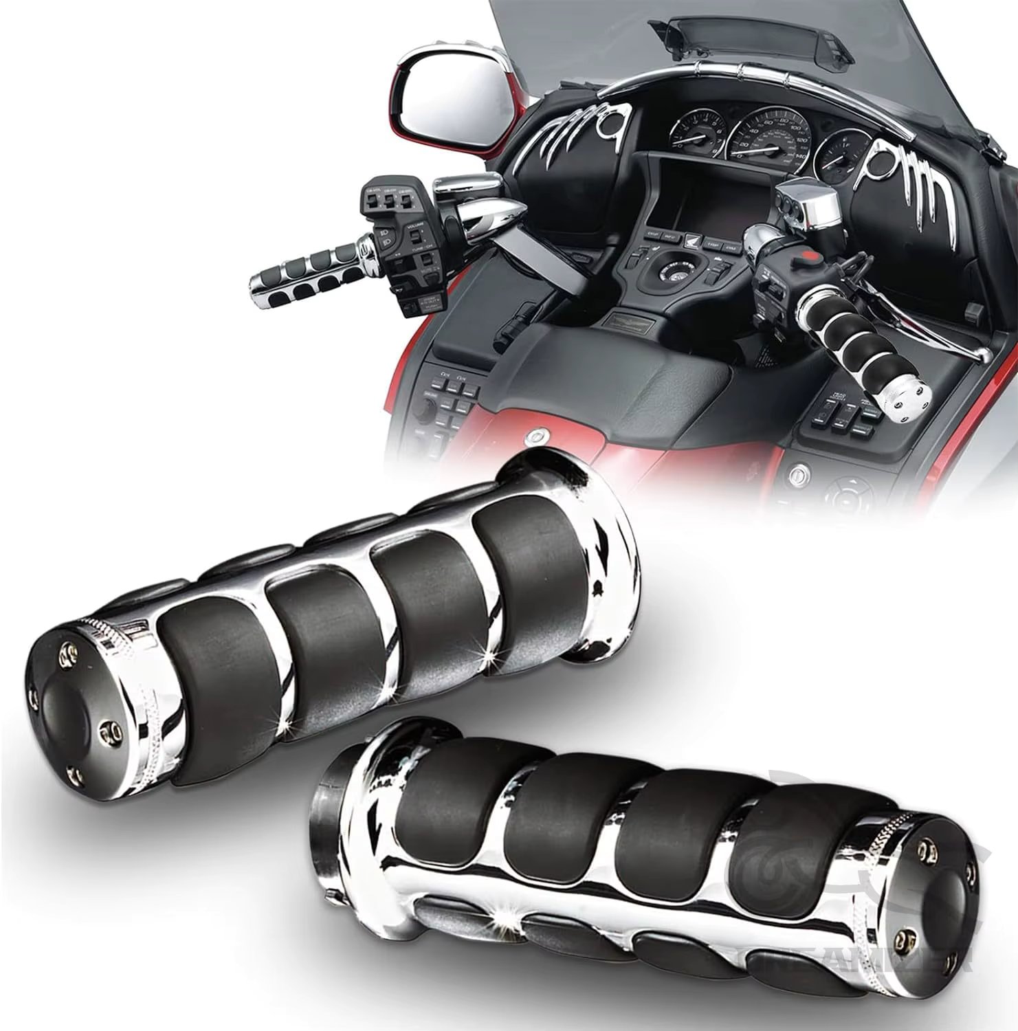 25mm 1" Motorcycle Handlebar Handle Bar End Hand Grips For Harley Cruiser Chopper Custom Suzuki Boulevard M109R Road Glide