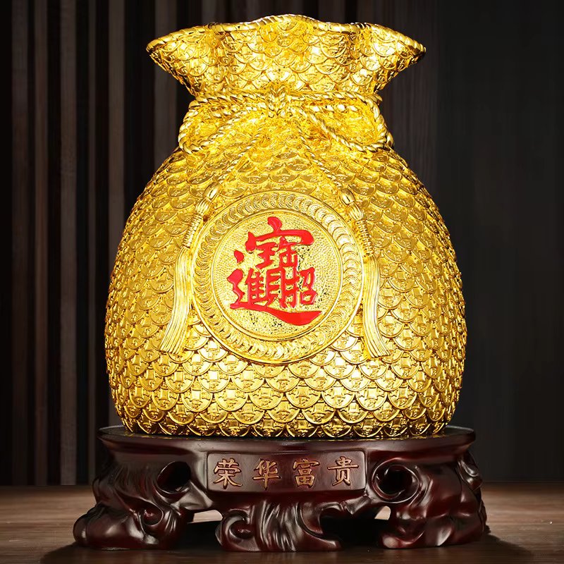 Money Bags Piggy Banks Piggy Banks Cornucopias Resin Crafts Office Desk Furnishings