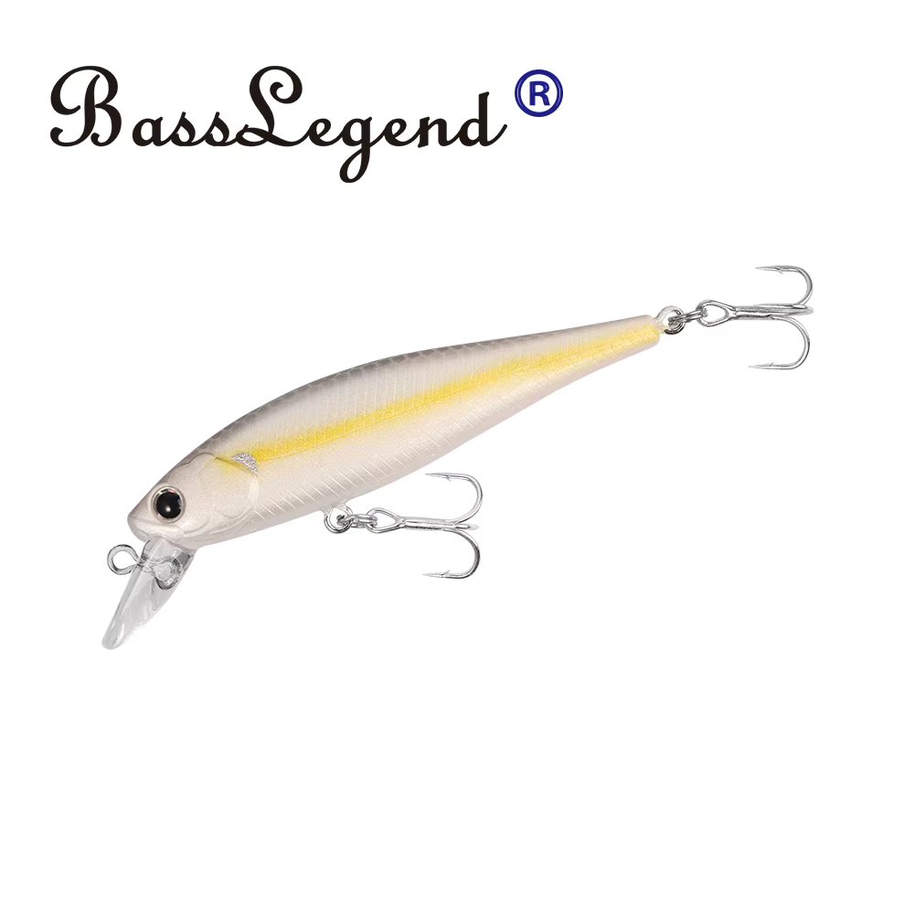 BassLegend Fishing Artificial Bait Suspending Minnow Shallow Wobbler Jerkbait Shad Bass Pike Lure 128 SP 78 F 65 SP