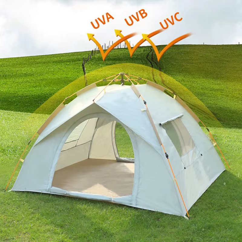 Square One Touch tent easy pitching emotional camping car spur holiday shady cover tent 3 open pop-up tent for 4 people