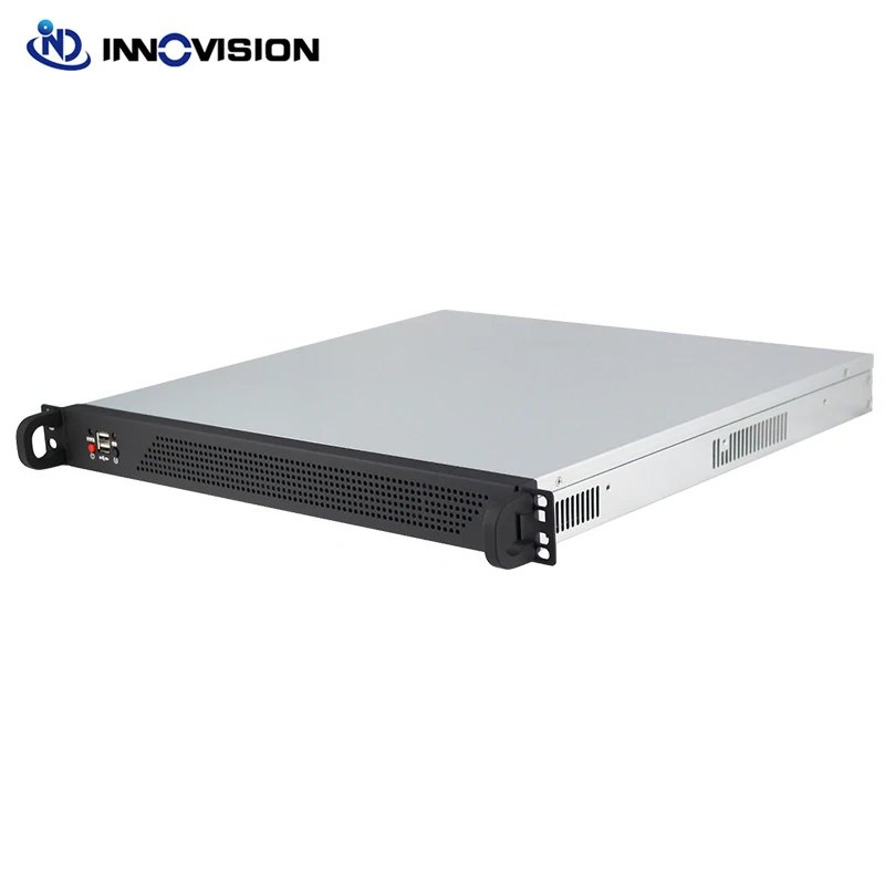 Compact 1U 420MM Depth  Rackmount Server Chassis Support Install Max 12x9.6" Motherboard L=420MM Rack Computer PC Case