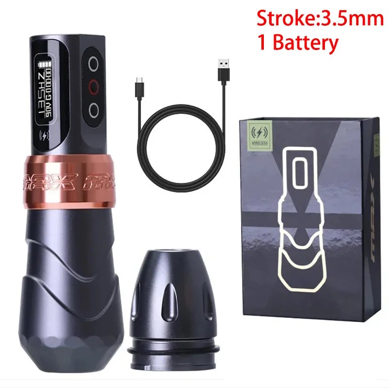 Yilong Max Professional Wireless Rotary Tattoo Pen Machine Permanent Makeup Machines Supplies For Tattoo Artists Body Kit