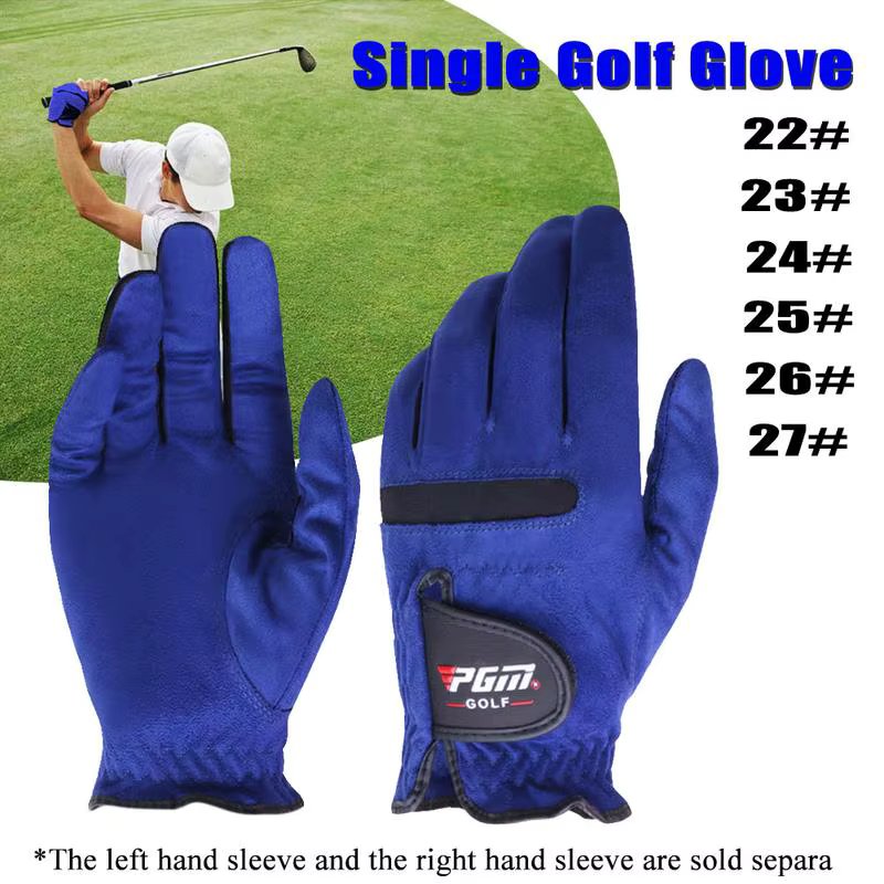 Men's Left/Right Hand Golf Glove Soft Breathable Non-Slip Microfiber With Anti-slip Soft Comfortable Microfiber Men Golf Gloves