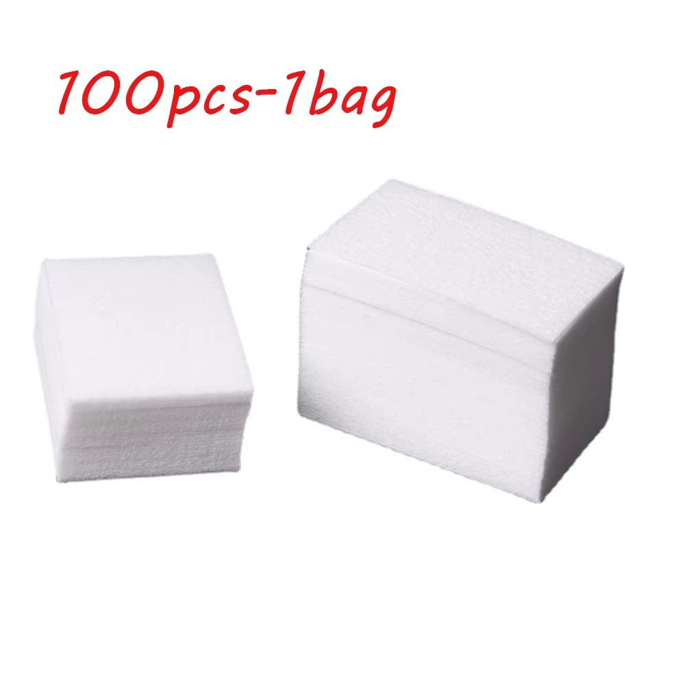 1000pcs Gel Nail Polish Remover Gel Polish Cleaner Cotton Soak Off Remover Pads Lint-Free Wipes Napkins Wraps Cleaner Paper Pad