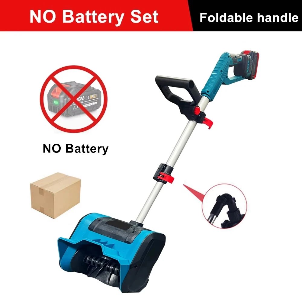 New Winter Cordless Electric Snowplow Lithium Electric Snow Sweeper Cordless Snow Shovel courtyard Street For Makita Battery