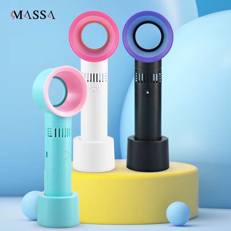 Eyelash Blower Bladeless Fan Handheld Small Creative Mini Handheld Portable USB Charging