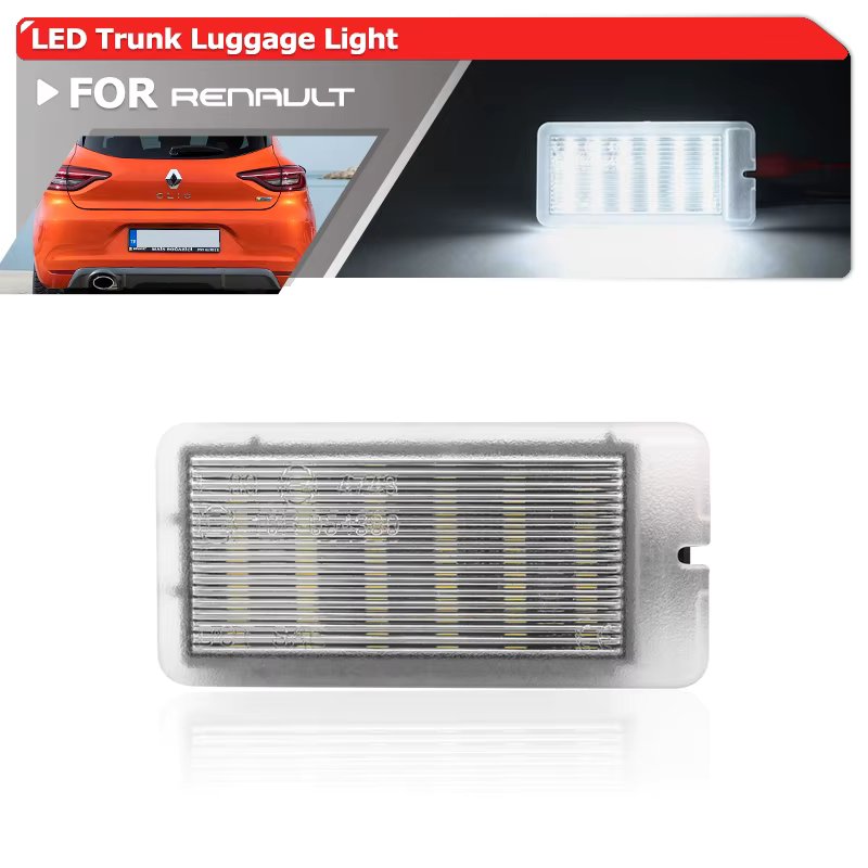 LED Trunk Boot Luggage Light For Renault Clio III IV V Zoe Kadjar Koleos II Vel Satis Fluence Symbol II Captur Megane Laguna