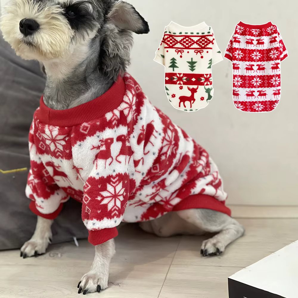 Winter Warm Puppy Dog Christmas Clothes National Style Pet Sweater for Small Dogs Chihuahua Pinscher Pullovers mascotas Hoodies