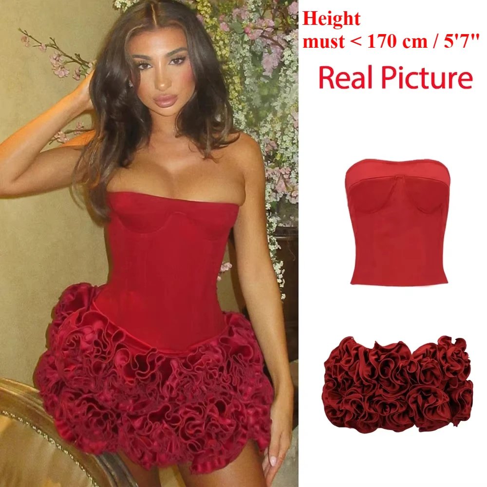 2 pieces set red