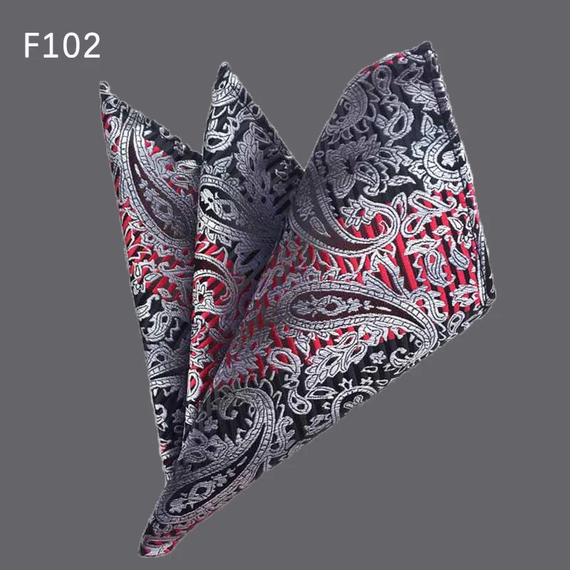 36 Colors Luxury Men's Handkerchief Floral Plaid Stripes Hankies Hanky Business Pocket Square Chest Towel 25*25CM