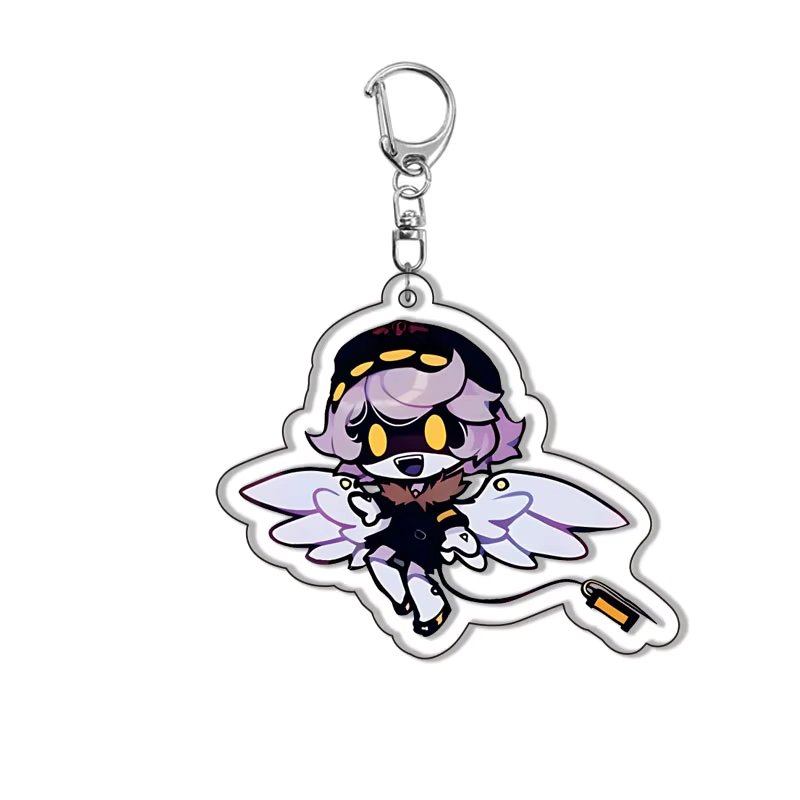 Murder Drones Cartoon Anime Keychain Main Characters For Uzi N V J Doll Tessa Cute Accessories