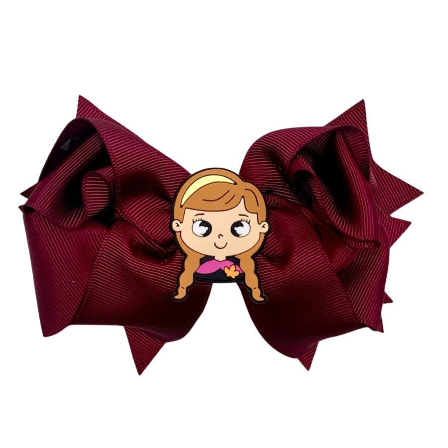 Anna Frozen Children's Girl Princess Duck Beak Boutique Bow