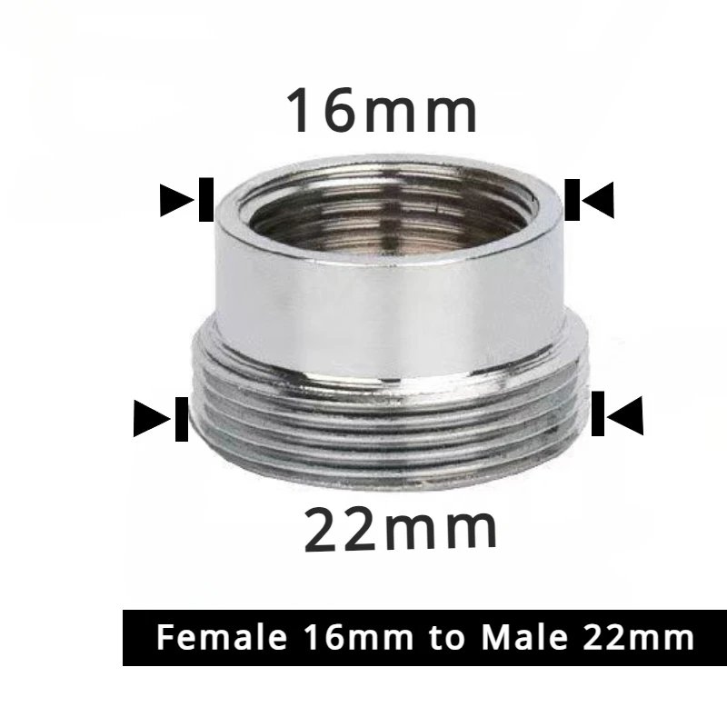 Stainless Steel Faucet Connector M22 To M20 M18 M1/2" Thread Joints Water Purifier Accessory Kitchen Water Tap Adapter Fittings