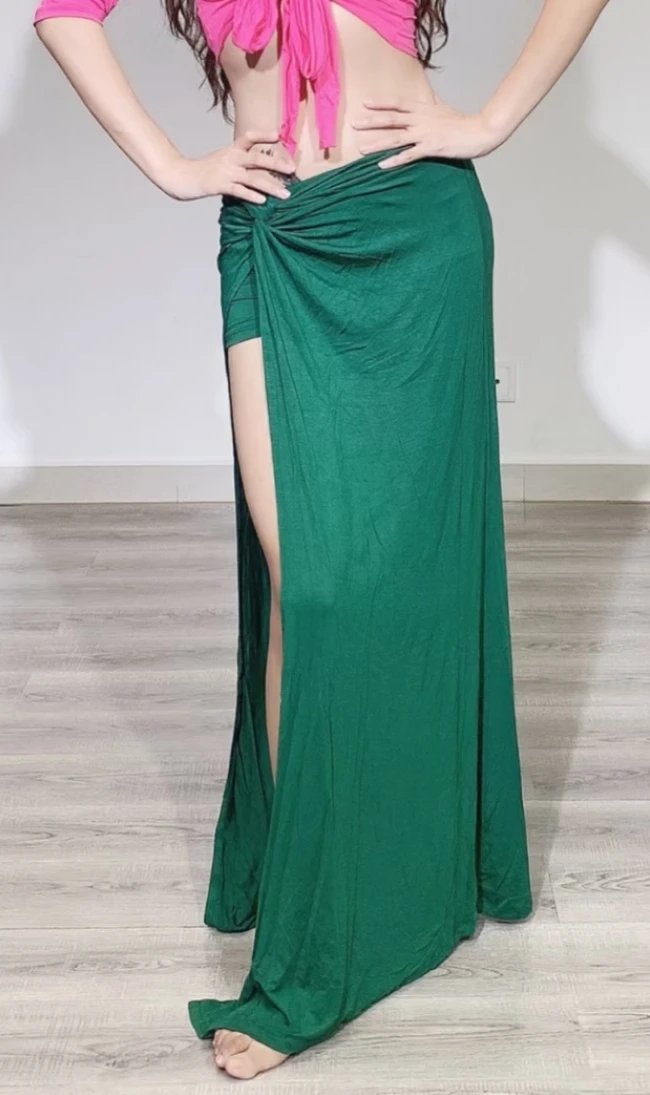 Dark green skirt