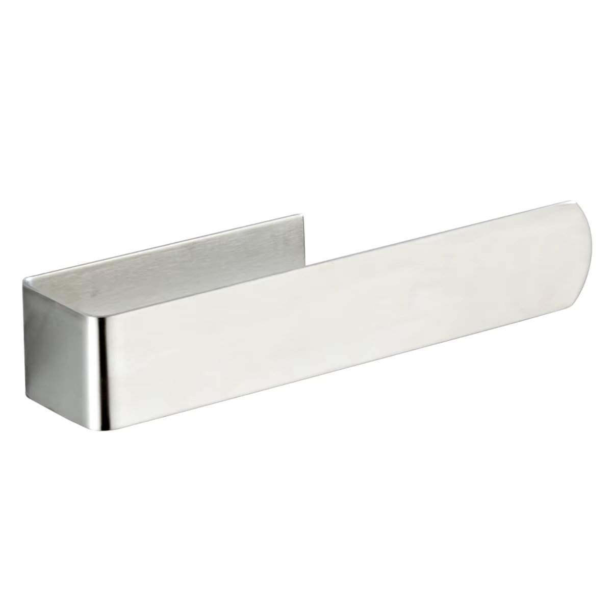 304 Stainless Steel Towel Rack Without Punching, Bathroom Tissue or Towel or Cling Film Storage Rack, Bathroom Pendant Towel Bar, Self-Adhesive Brushed Surface Treatment