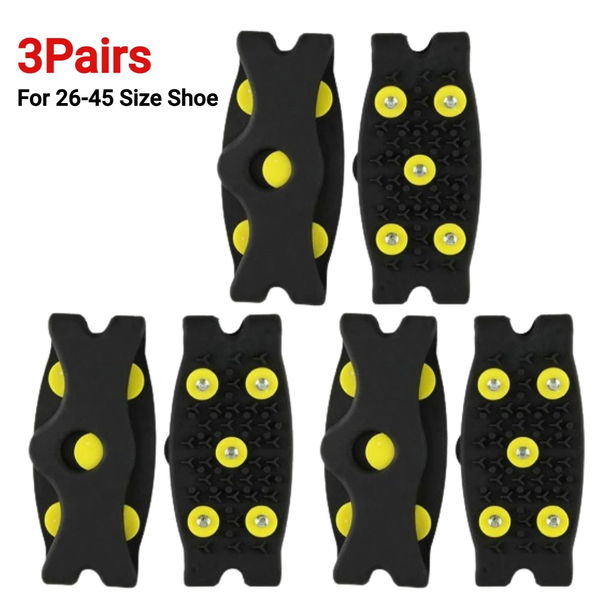 3Pair Black Yellow