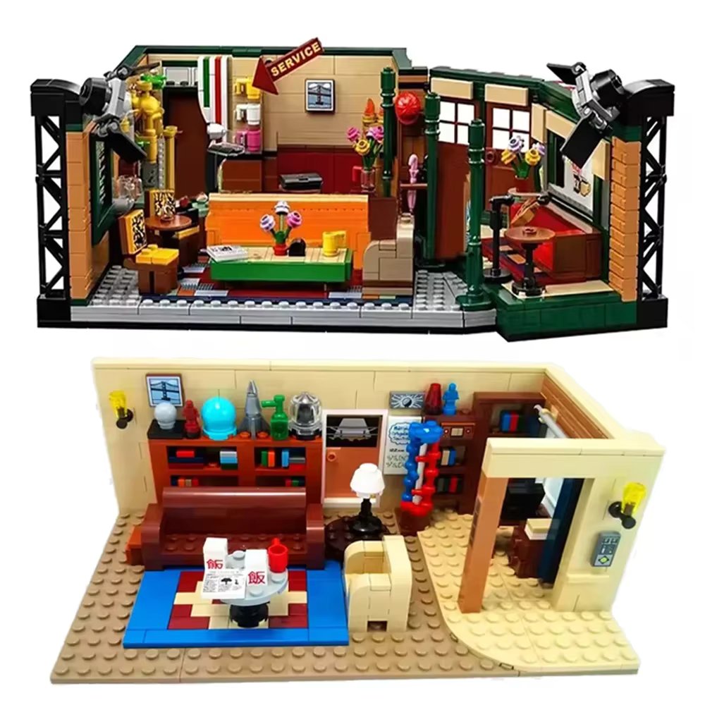Dramas Apartment TV Friend Compatible 21319 Building Block Brick The Big Bang Set 21302 Theory and Central Perks Model Gift Toy