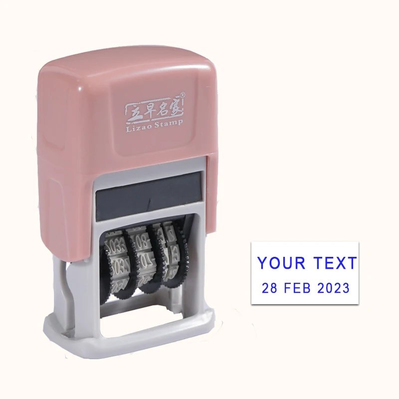 pink Ink pad blue