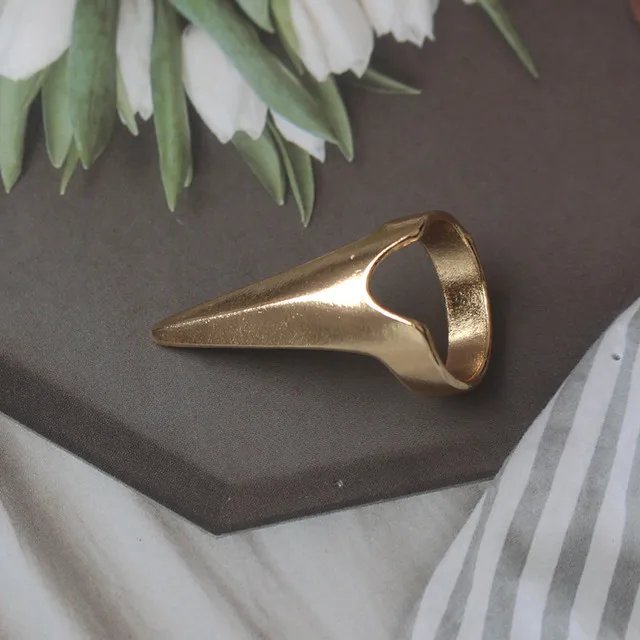1PCS Retro Punk Nail Finger Claw Spike Rings Party Cosplay Jewelry for Women Men Alloy Sharp Knuckle Ring Halloween Decoration