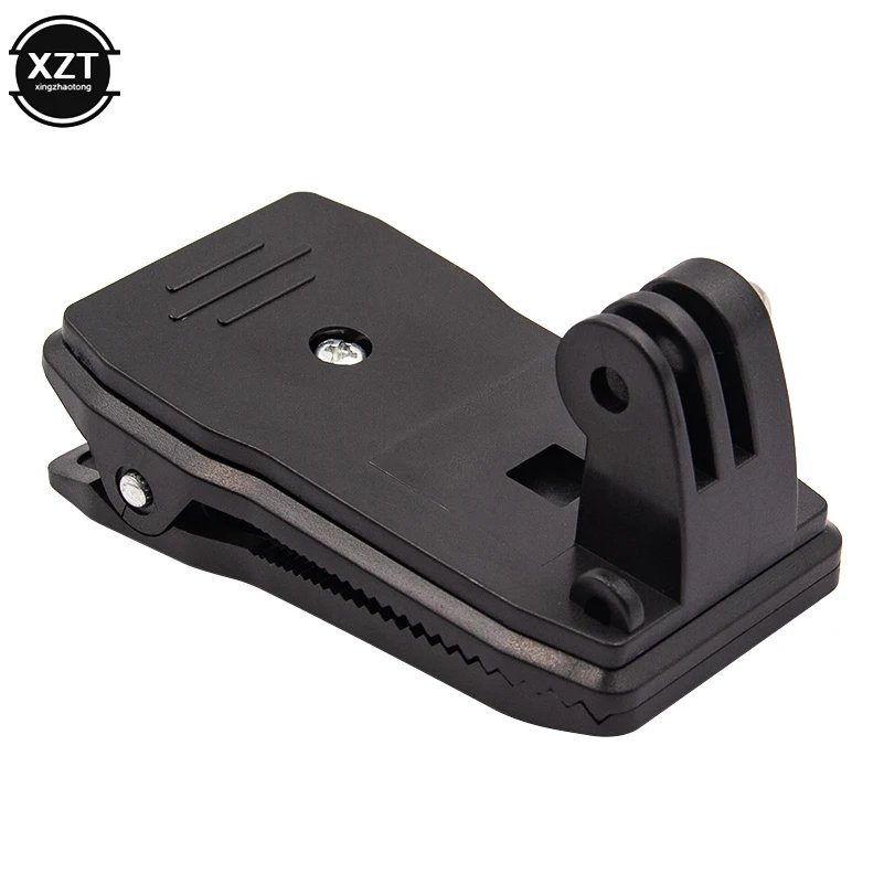 360 Degree Rotary Backpack Hat Clip Clamp Mount for Gopro Hero 5 3 4 Session SJCAM SJ4000 For Xiaomi Yi 4K Go Pro Accessory