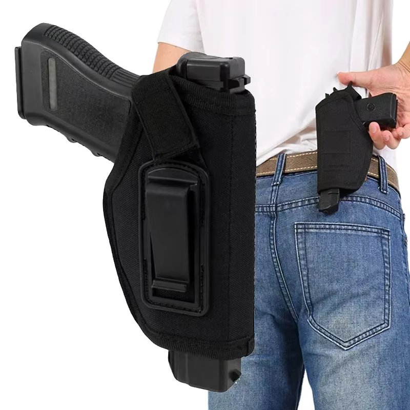 Outdoor Tactical Hunting Holster Nylon Concealed Gun Pouch for Glock Sig Sauer Beretta Kahr Bersa IWB Holster Tactical Equipment