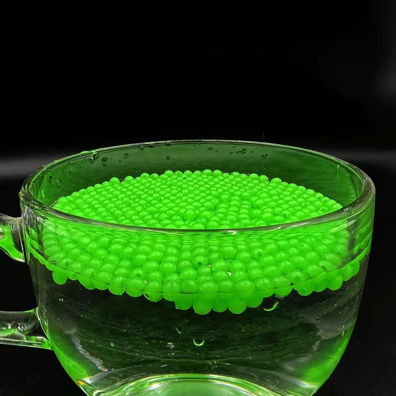 100pcs/Lot Luminous Beads 3mm-10mm Fishing Space Beans Round Float Balls Light Glowing for Outdoor Fishing Accessories Set