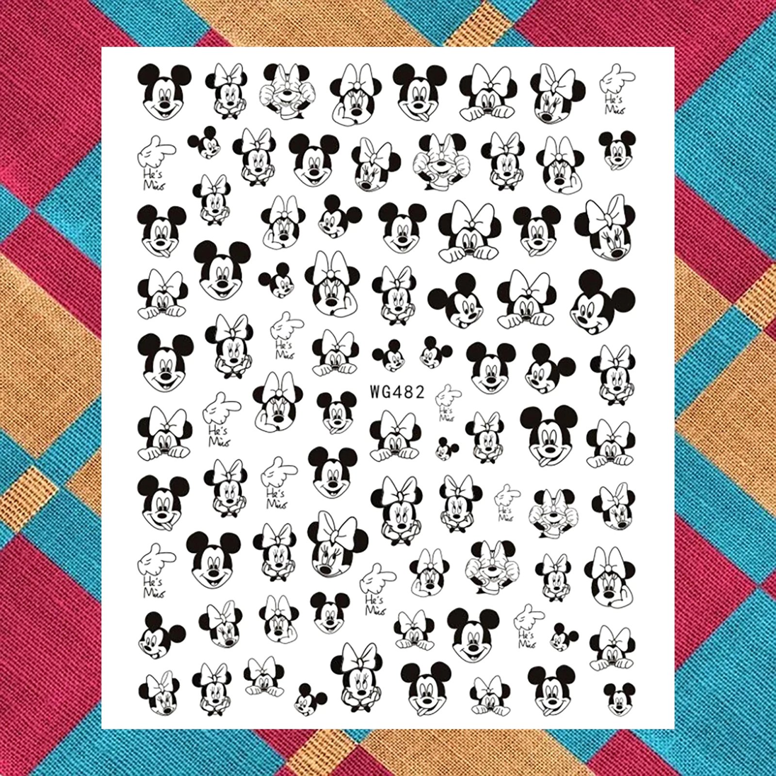 Disney Stickers Decals Nail Sliders Nail Art Decorations Pinocchio Mickey Mouse Dumbo Nail Art Supplies Nail Art Accessories