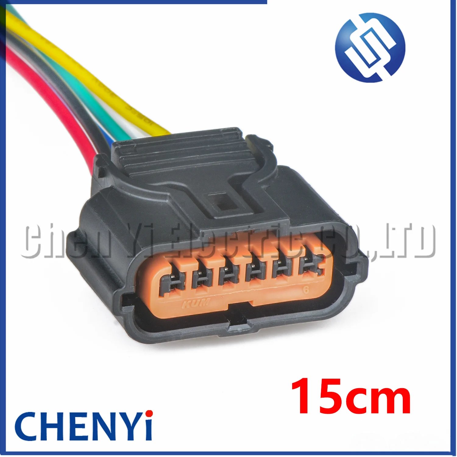 female with wires