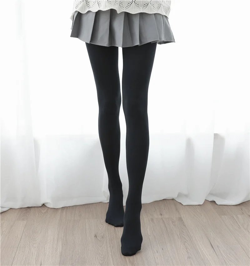 120D Velvet Medias Milk White Thigh High Stockings Anime Cosplay Hosiery Women Girls Sweet Sexy Tights For Women Tights