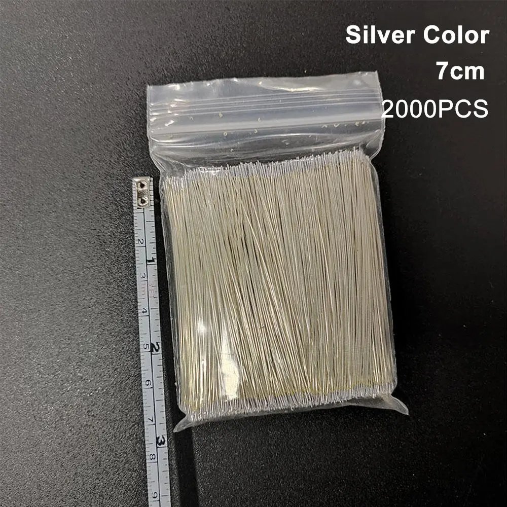 2000PCS Silver 7cm