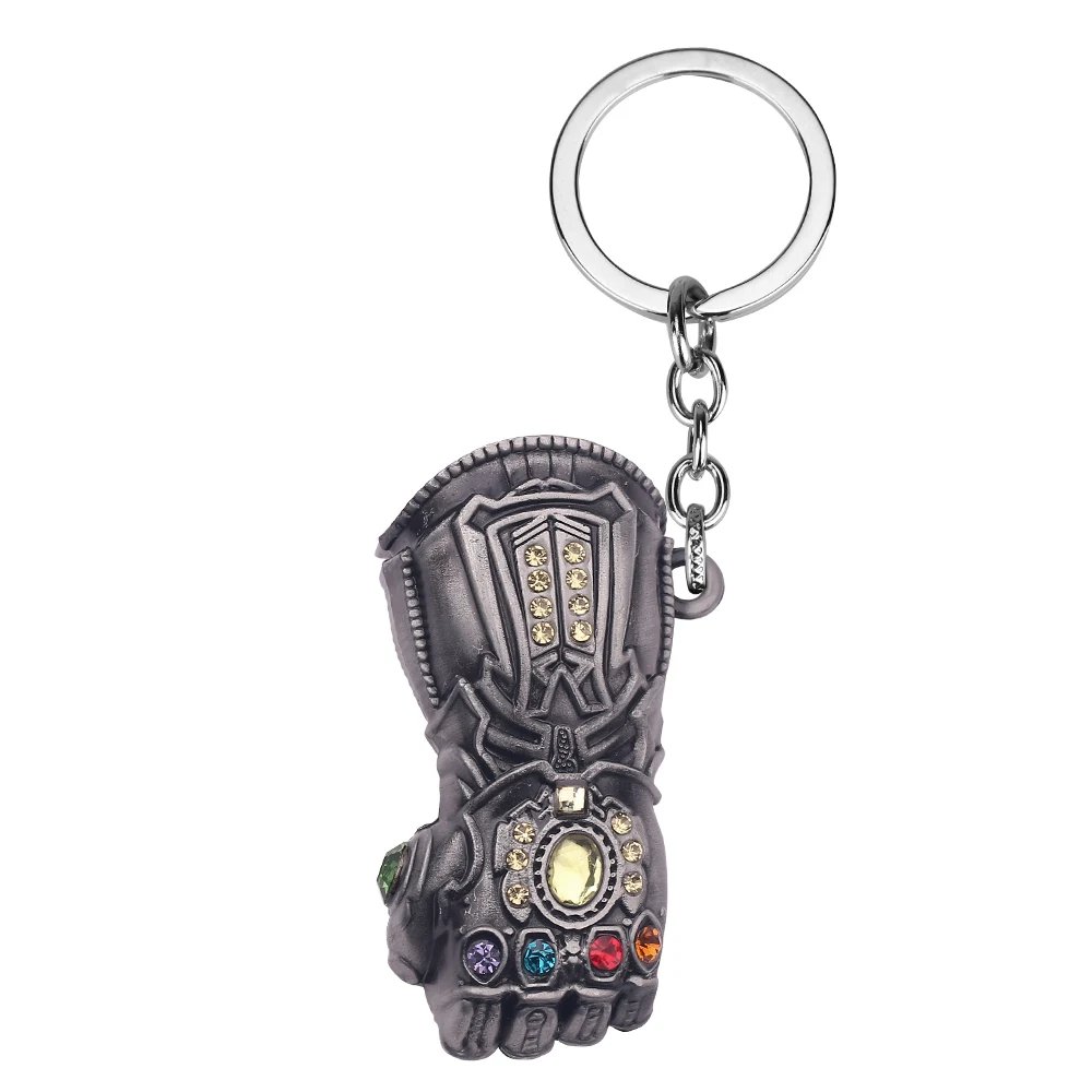 2022 Marvel The Avengers Thor Hammer Metal Key Chain Keyring Men Women Key Holder Car Keychain Accessories Backpacks Gift